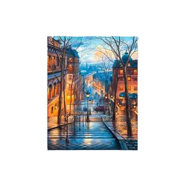 számfestő készlet Alex Bog Stairs Down of Montmatre Paris 40 x 50 cm