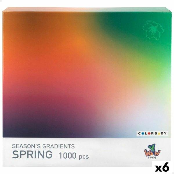 Puzzle Colorbaby Season's Gradients Spring 68 x 50 cm (6 egység)