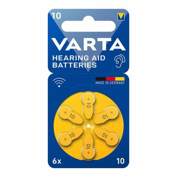Hallókészülék elem Varta Hearing Aid 10 PR70 6 egység