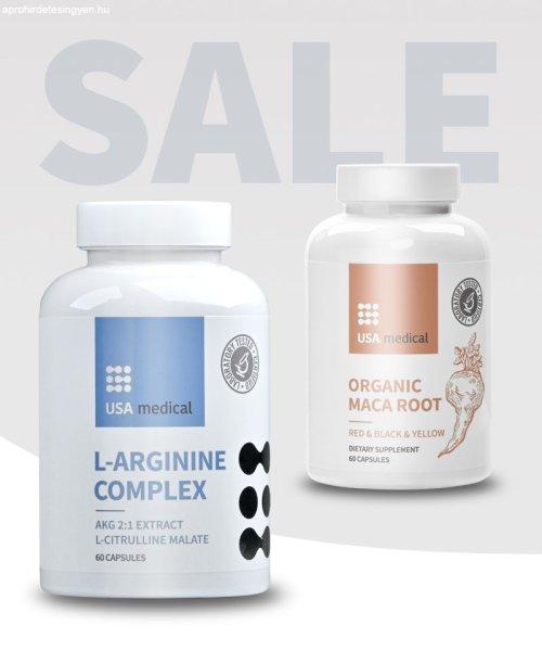 L-arginin és l-citrullin kapszula + Organikus maca gyökér