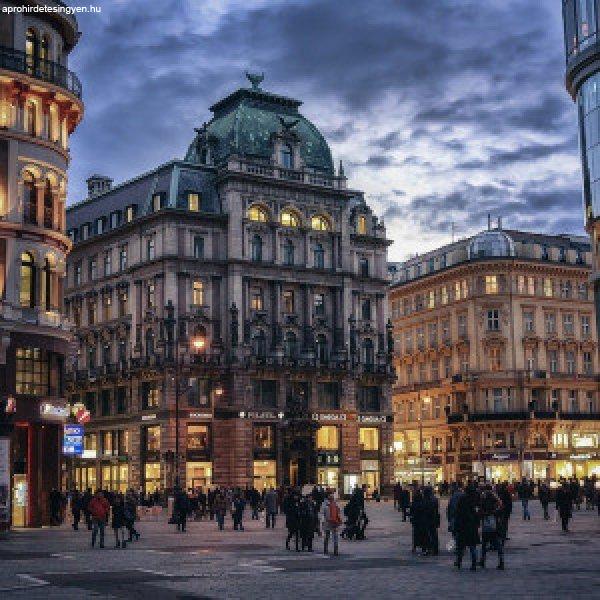 Fedezd fel Bécset!Városnézés & shoppingolás 4 nap 3 éj 2+2 fő reggeli