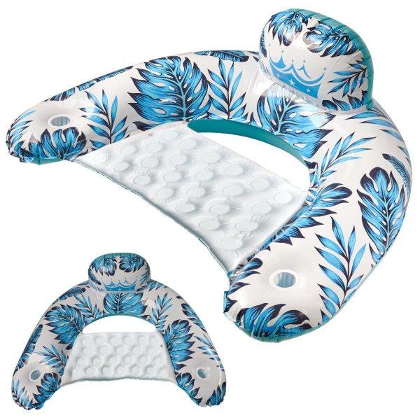 Felfújható úszó fotel - kék