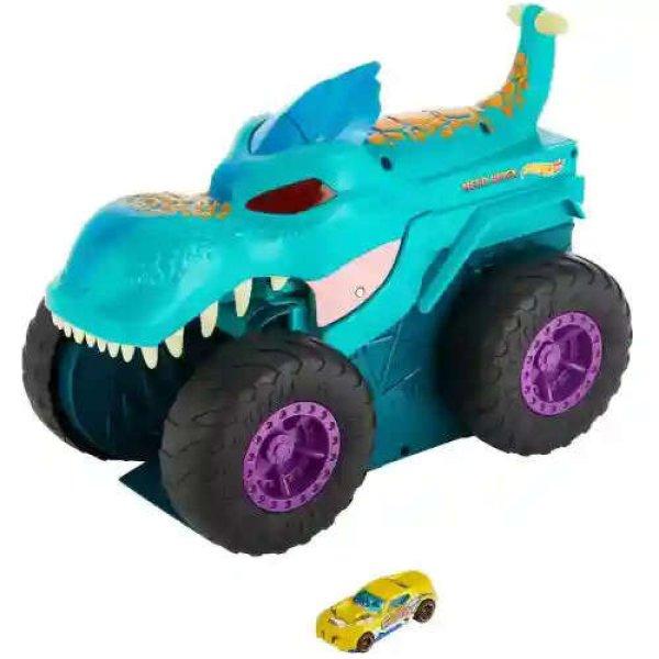 Mattel Hot Wheels Monster Trucks autófaló Mega Wrex autó fénnyel és hanggal