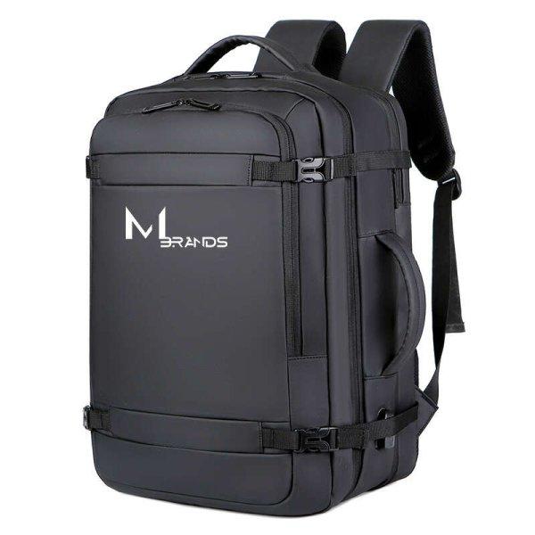 MBrands Smart hátizsák, USB port, 15,6 laptop zseb, vízálló, nagy
kapacitás, akár 32L bővíthetővel