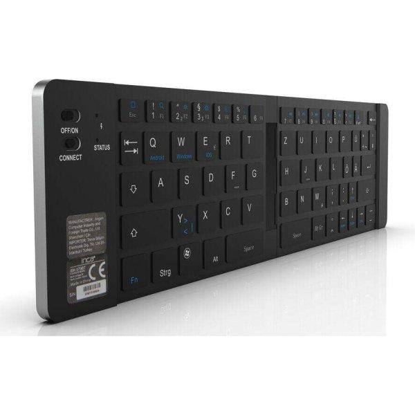 INCA Tastatur IBK-579BT  Mini-Größe, faltbar, Akku, SI&SW retail (IBK-579BT)