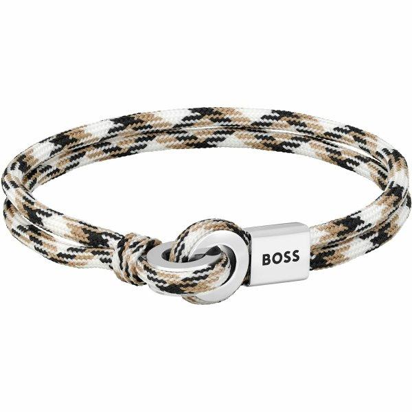 Hugo Boss Stílusos textil karkötő Sport 1580471 19 cm