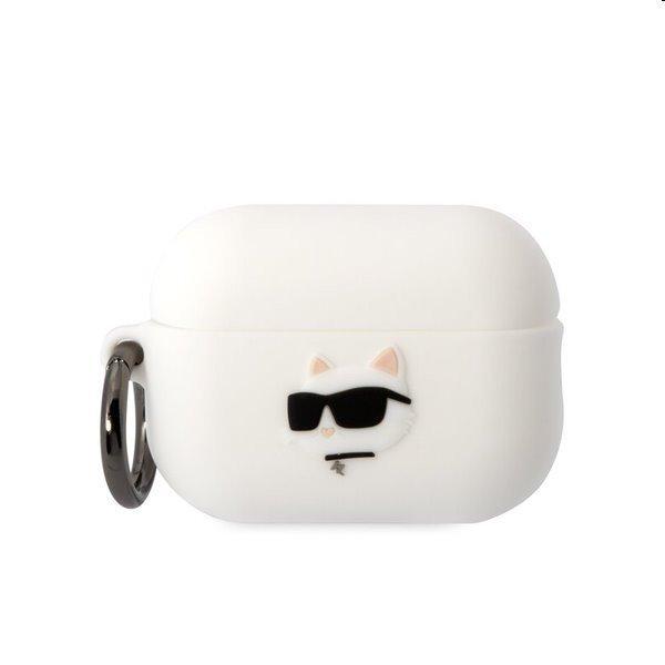 Karl Lagerfeld 3D Logo NFT Choupette Head szilikontok Apple AirPods Pro 2
számára, fehér