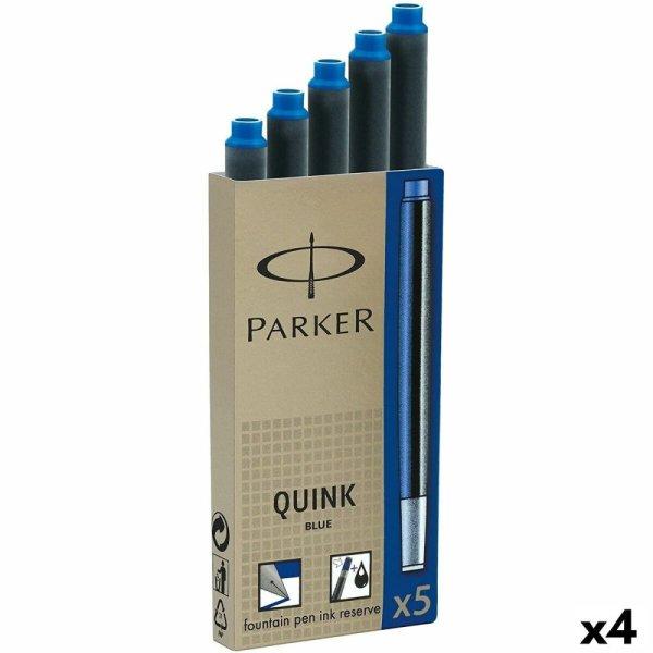 Toll tinta utántöltő Parker Quink Ink 5 Darabok (4 egység)