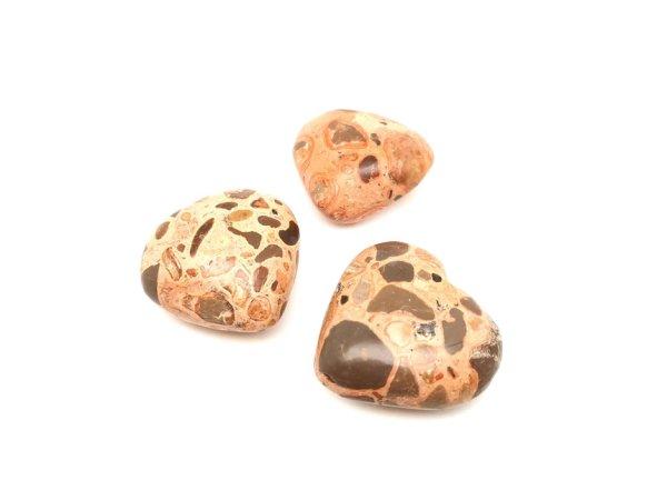 Szív Leopardit (kalkolit) 3-4cm (PER)
