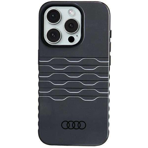 Audi IML MagSafe tok iPhone 15 Pro - fekete