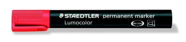 Alkoholos marker, 2 mm, kúpos, STAEDTLER "Lumocolor® 352", piros
