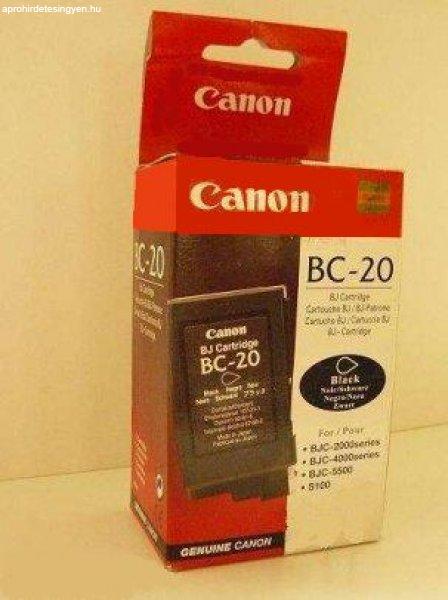 Canon BC-20 eredeti , Canon BC20  eredeti ; Canon BC 20