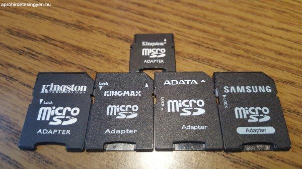 Eladók makulátlan,nem használt MicroSD kártyaadaptereim