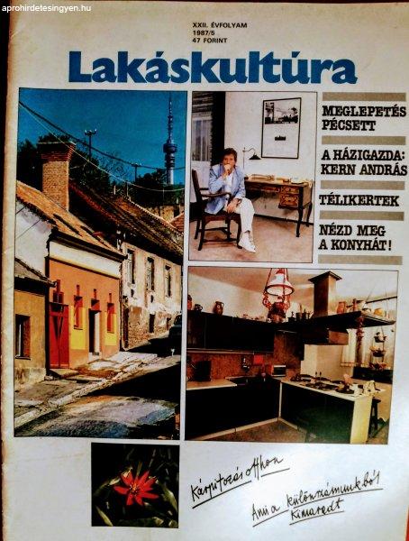 Lakáskultúra Magazin hét példánya a nyolcvanas évekbő
