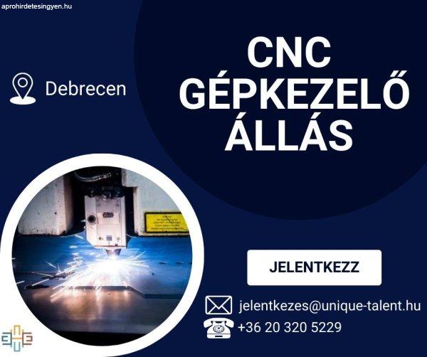 CNC gépkezelő állás Debrecen