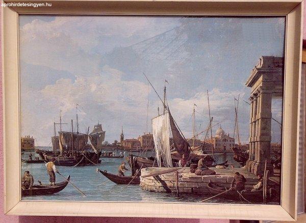 Canaletto: La Punta Della Dogana című festményének nyoma