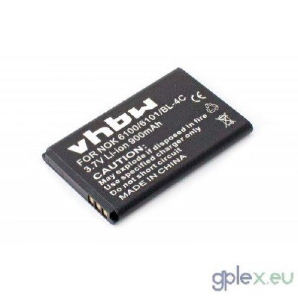 Nokia BL-4C utángyártott okostelefon li-ion akku akkumulátor - 900mAh (3.7V)