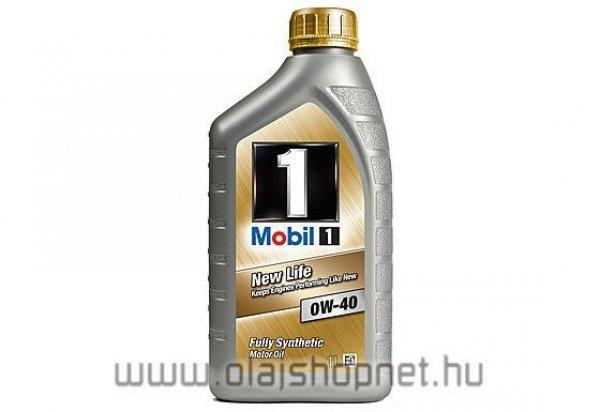 MOBIL 1 NEW LIFE 0W-40 1L új név (Mobil 1 FS 0W-40 1 liter)