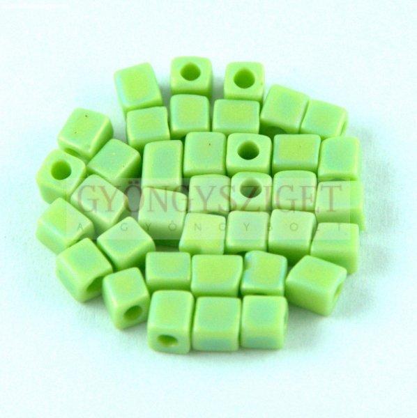 Miyuki kocka gyöngy - 0416fr - Matte Opaque Chartreuse AB - 4mm