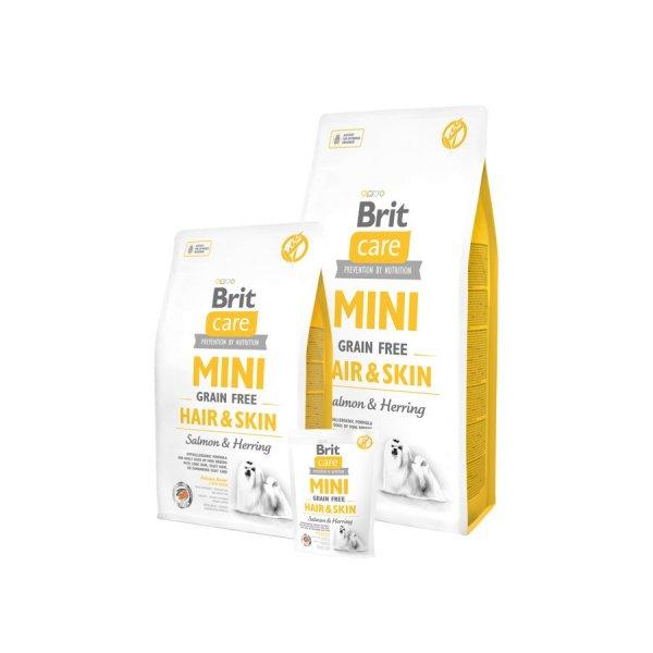 Brit Care MINI - HAIR & SKIN LAZAC & HERING 7 kg