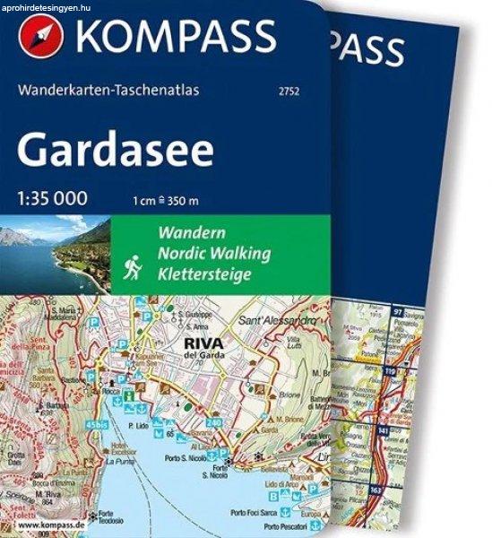 WK 2752 - Gardasee zsebatlasz - KOMPASS