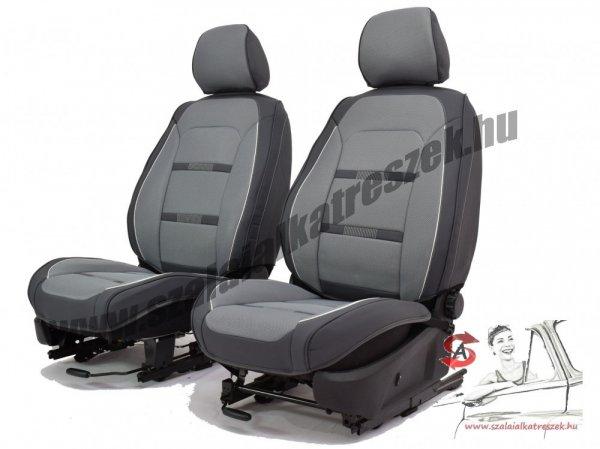 Honda Civic Ix 2012-Től Neptunus Bőr/Szövet Méretezett Üléshuzat -Szürke-
2Db Első Ülésre
