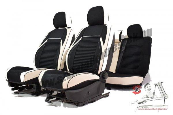 Honda Cr-V 2012-Től Méretezett Üléshuzat Flora -Bőr/Szövet -Fehér/Fekete-
Komplett Garnitúra