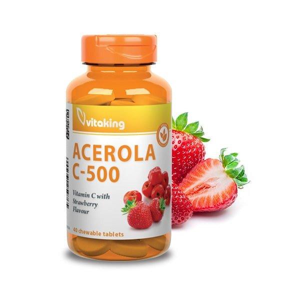 Vitaking C-500mg Acerola EPRES 40 rágótabletta