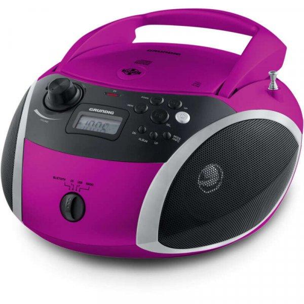 Grundig GRB 3000 BT Digitális 3 W FM Fekete, Rózsaszín, Ezüst
MP3-lejátszás