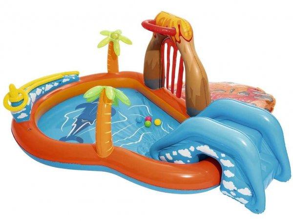 Bestway trópusi sziget témájú felfújható gyermek pancsoló medence és
játszótér (BB11867)