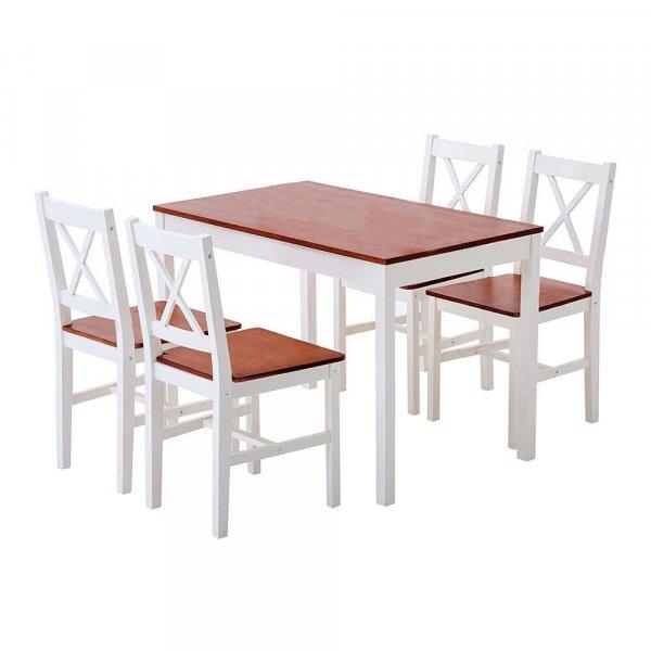 Timeless Tools Étkezőasztal 4 székkel