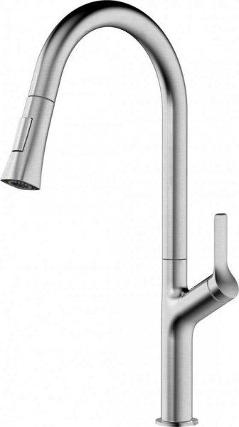 Diplon króm egykaros álló magasított érintő szenzoros konyhai mosogató
csaptelep kihúzható 2 funkciós zuhanyfejjel ST8402