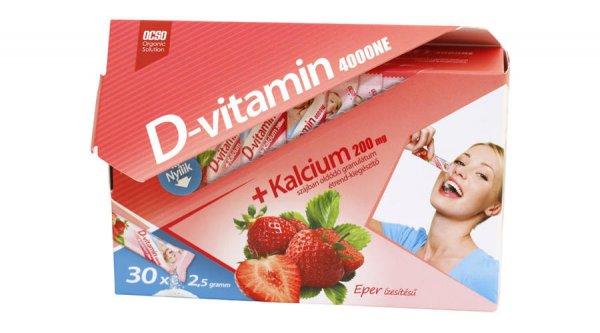 OCSO D vitamin 4000 NE + Kalcium 200 mg granulátum 30x2,5gr