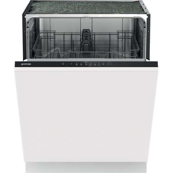 Gorenje GV 6204 EB Beépíthető mosogatógép, 13 teríték, 8 program,
AquaStop, SelfCleaning , E energiaosztály