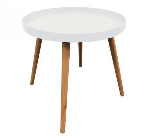 Skandináv kis kerek asztal