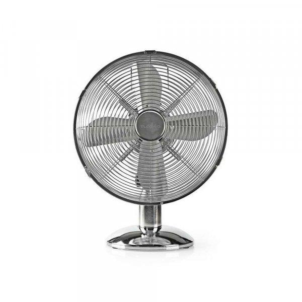Nedis Asztali ventilátor króm Asztali ventillátor Hálózati Áramellátás |
Átmérő: 300 mm | 35 W | Oszcilláló | 3-sebességes | Króm