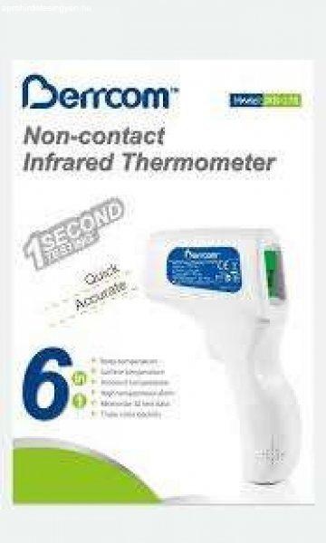 Berrcom Medical érintés nélküli testhőmérséklet mérő, homlok hőmérő
32°C - 42°C, nagy pontosságú lázmérő,Érintésmentes hőmérő,
infravörös lázmérő, digitális lázmérő