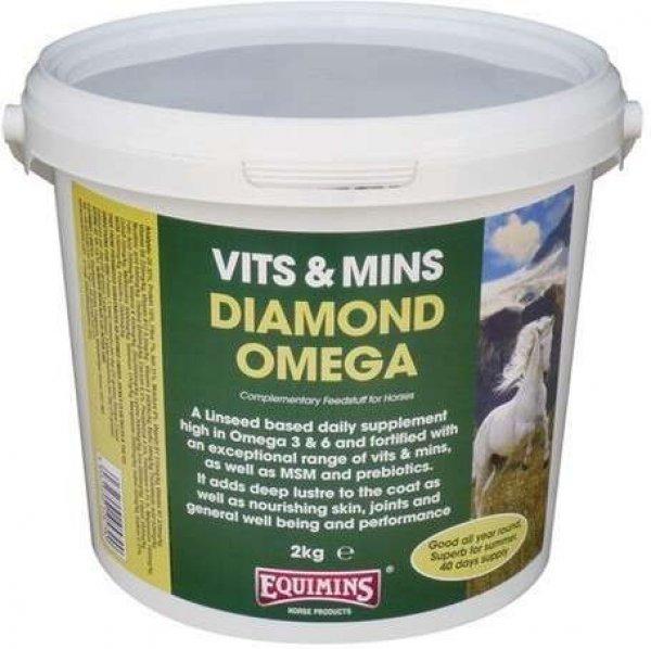 Equimins Diamond Omega - Őrölt porlasztott vitaminos lenmag lovaknak (Vödrös
kiszerelés) 5 kg