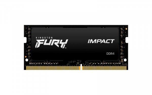 Kingston Fury Impact DDR4 16GB 2666MHz CL15 SODIMM 1.2V memória