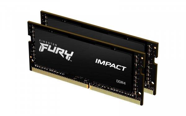 Kingston Fury Impact DDR4 16GB(2x8GB) 3200 CL20 SODIMM 1.2V memória