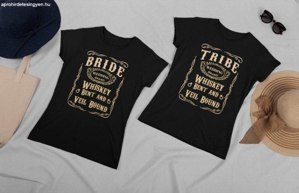 Bride wedding brand fekete póló