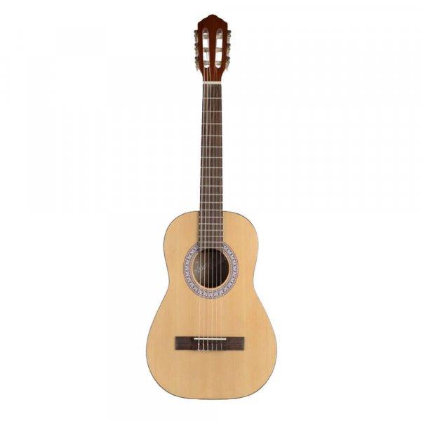 IdeallStore® klasszikus gitár, 95 cm, fa, Classic, natúr, tokkal