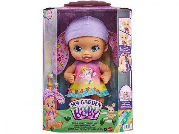 My Garden Baby: Édi-Bébi ölelnivaló lila nyuszi 30cm - Mattel