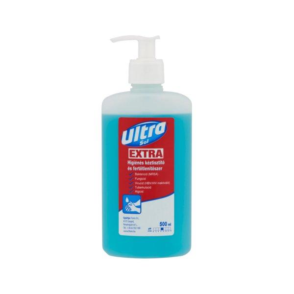 Folyékony szappan pumpás 500 ml fertőtlenítő hatással Ultra Sol Extra