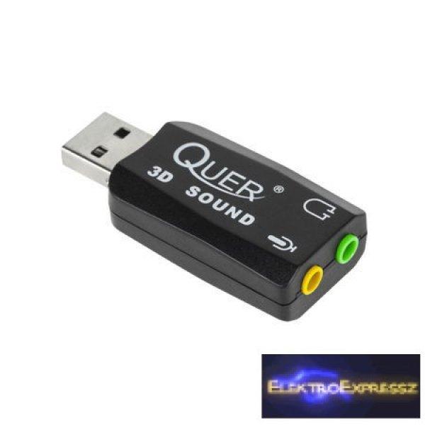 USB külső hangkártya 5.1 soundcard