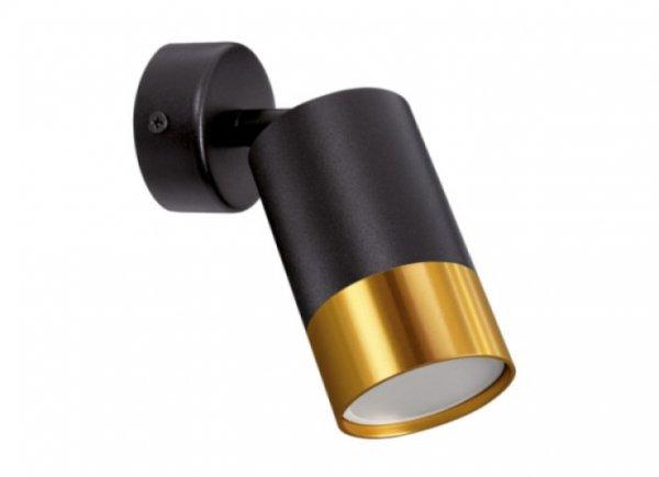 Strühm Puzon SPT GU10 foglalatú  fekete-arany fali lámpa