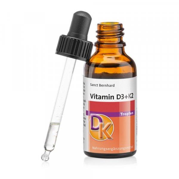 D3-vitamin+K2 csepp S.Bernhard 30 ml
