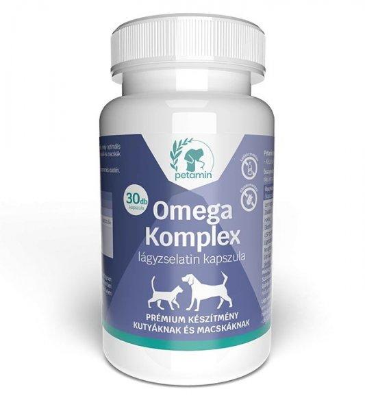 Petamin Omega Komplex lágyzselatin Kutyáknak és macskáknak 30 db kapszula