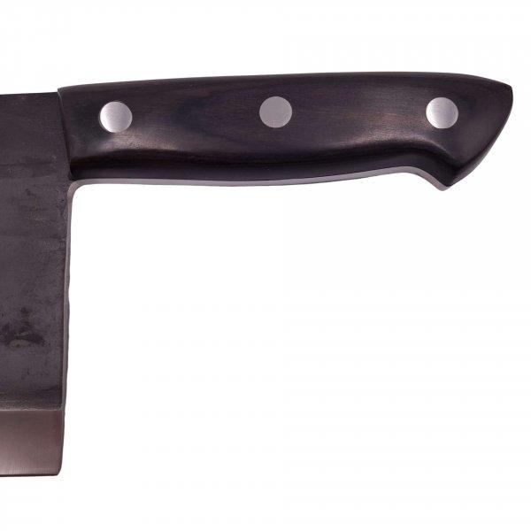 IdeallStore® szatírkés, kézzel készített, Chef Choice, 29,5 cm,
rozsdamentes acél, 480 g, fekete