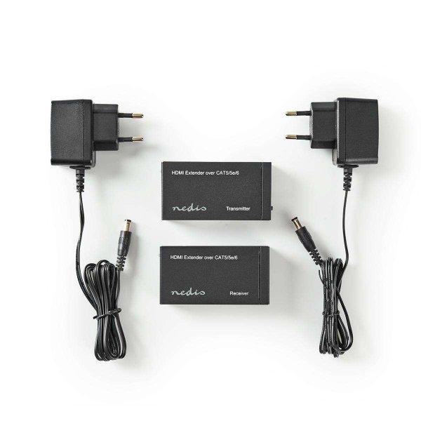 HDMI ™ Hosszabbító | Cat6-on keresztül | 60.0 m-ig | 1080p | 1.65 Gbps |
Fém | Antracit